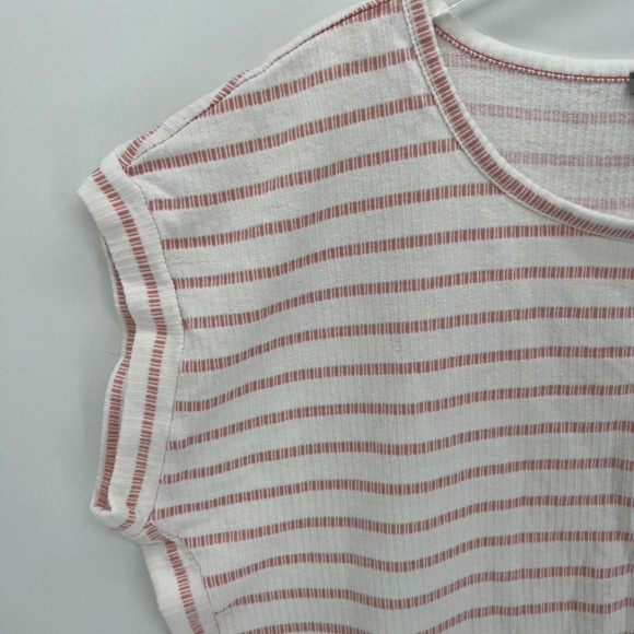 T by Talbots Striped Short Sleeve Shirts Casual Top White Plus Size 3X *Lot of 2 - Picture 4 of 14